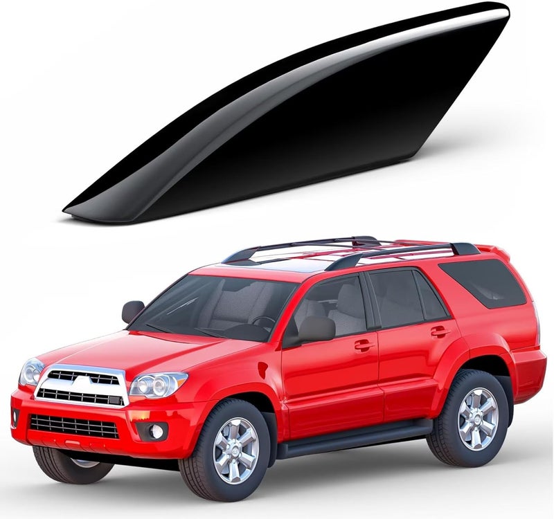 Goholy Car Roof Rack End Caps Compatible with Toyota 4Runner 4WD N210 2003 2004 2005 2006 2007 2008 2009 Roof Rail End Cap Roof Rack Cover Shell Protection - Image 1